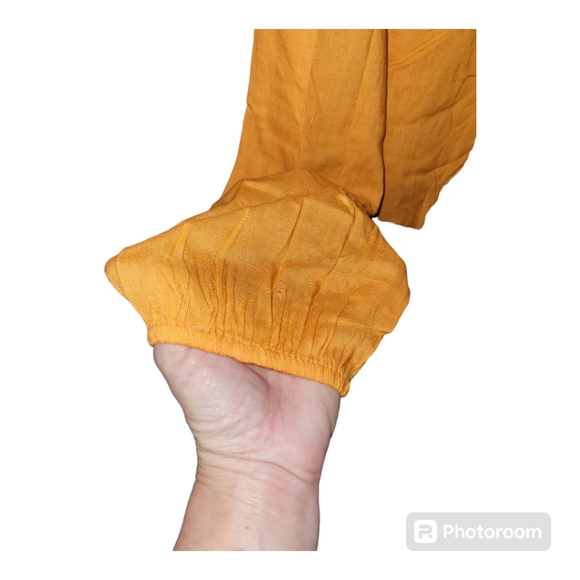 David Meister Long Sleeve Orange Top - Picture 3 of 5